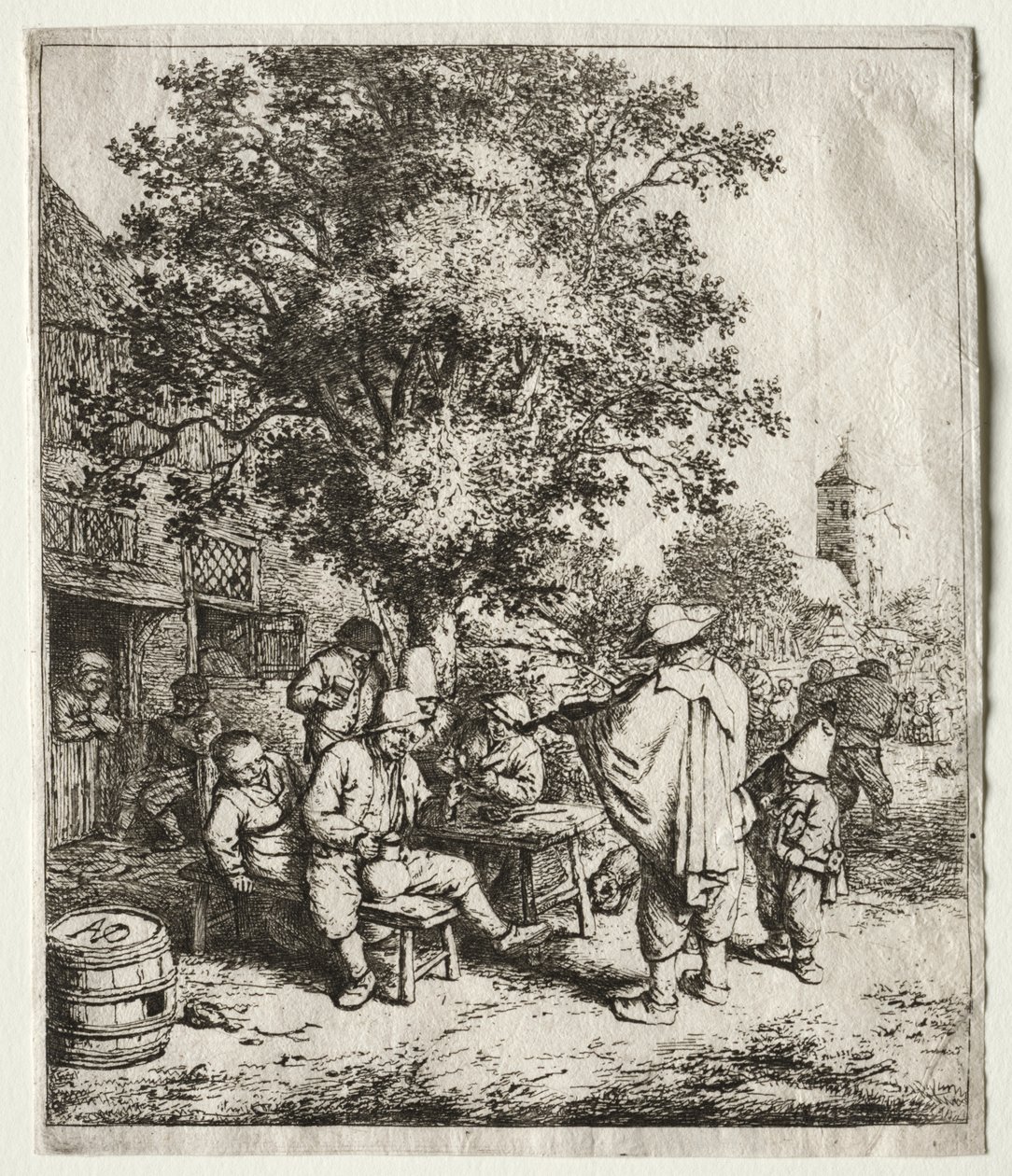 Šumař a hurdisky od Adriaen van Ostade
