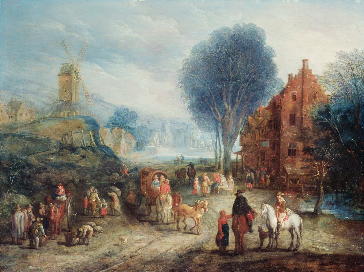 Country scéna od Adriaen van Stalbemt