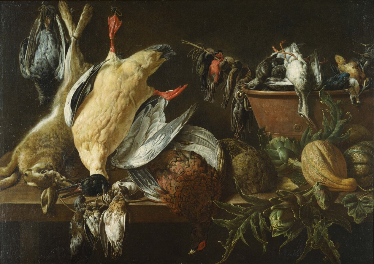 Hry a zelenina od Adriaen van Utrecht