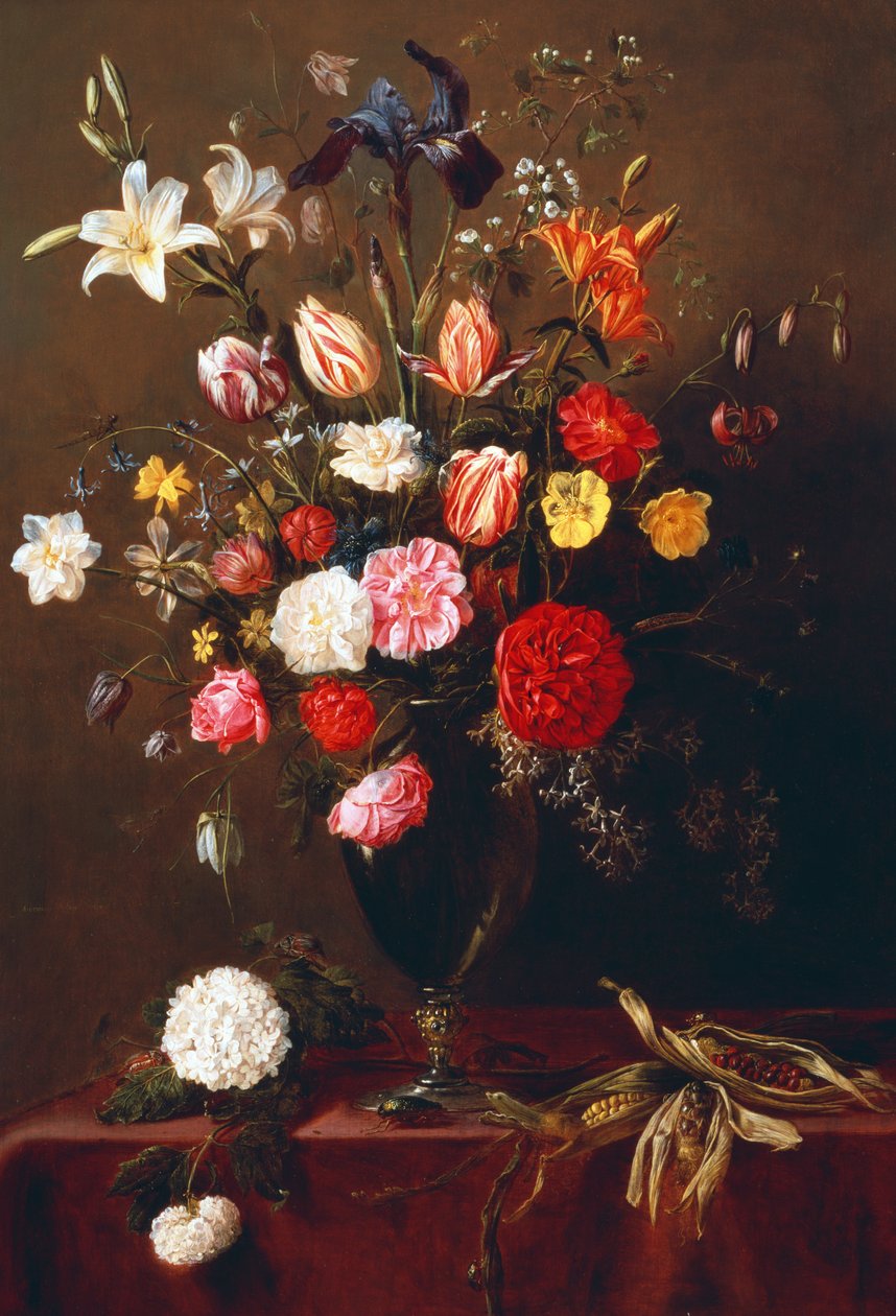 Zátiší z květin od Adriaen van Utrecht