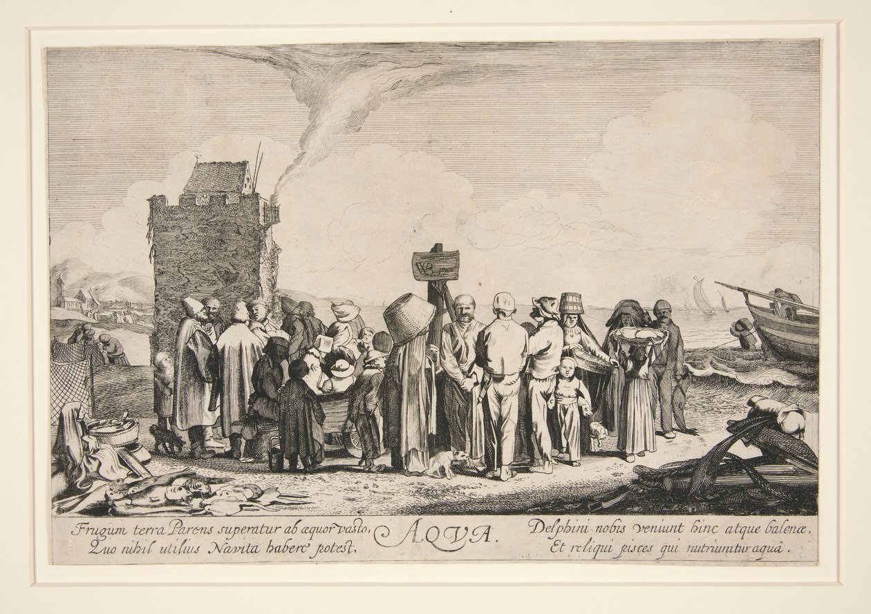 Aqua, ze sady The Four Elements od Adriaen van de Velde