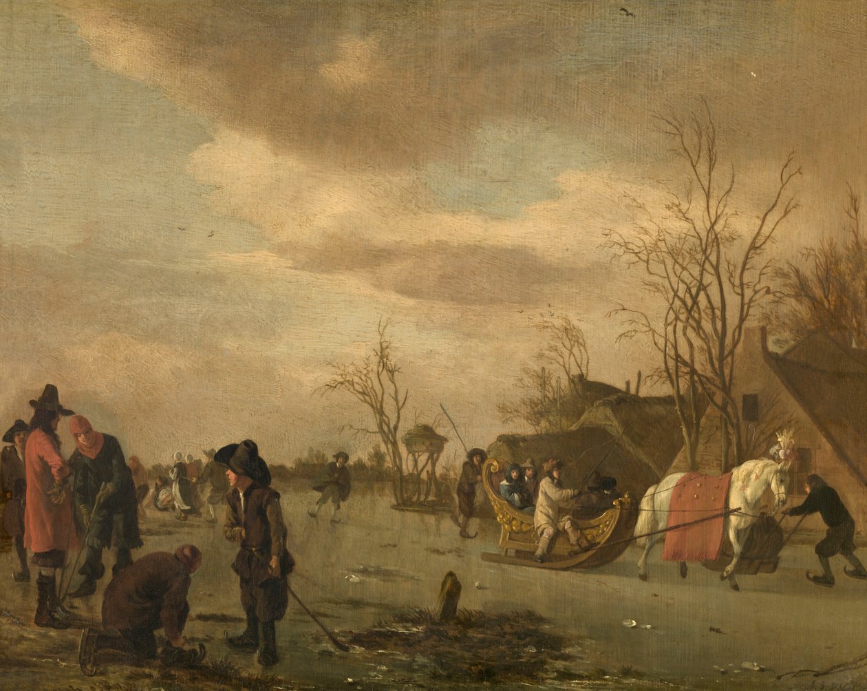 Zimní radovánky od Adriaen van de Velde