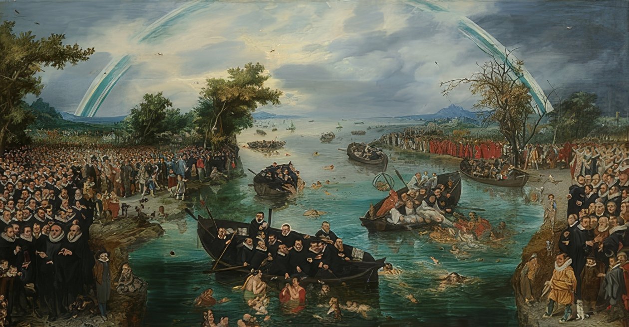 Lov pro duše. 1614 od Adriaen van de Venne