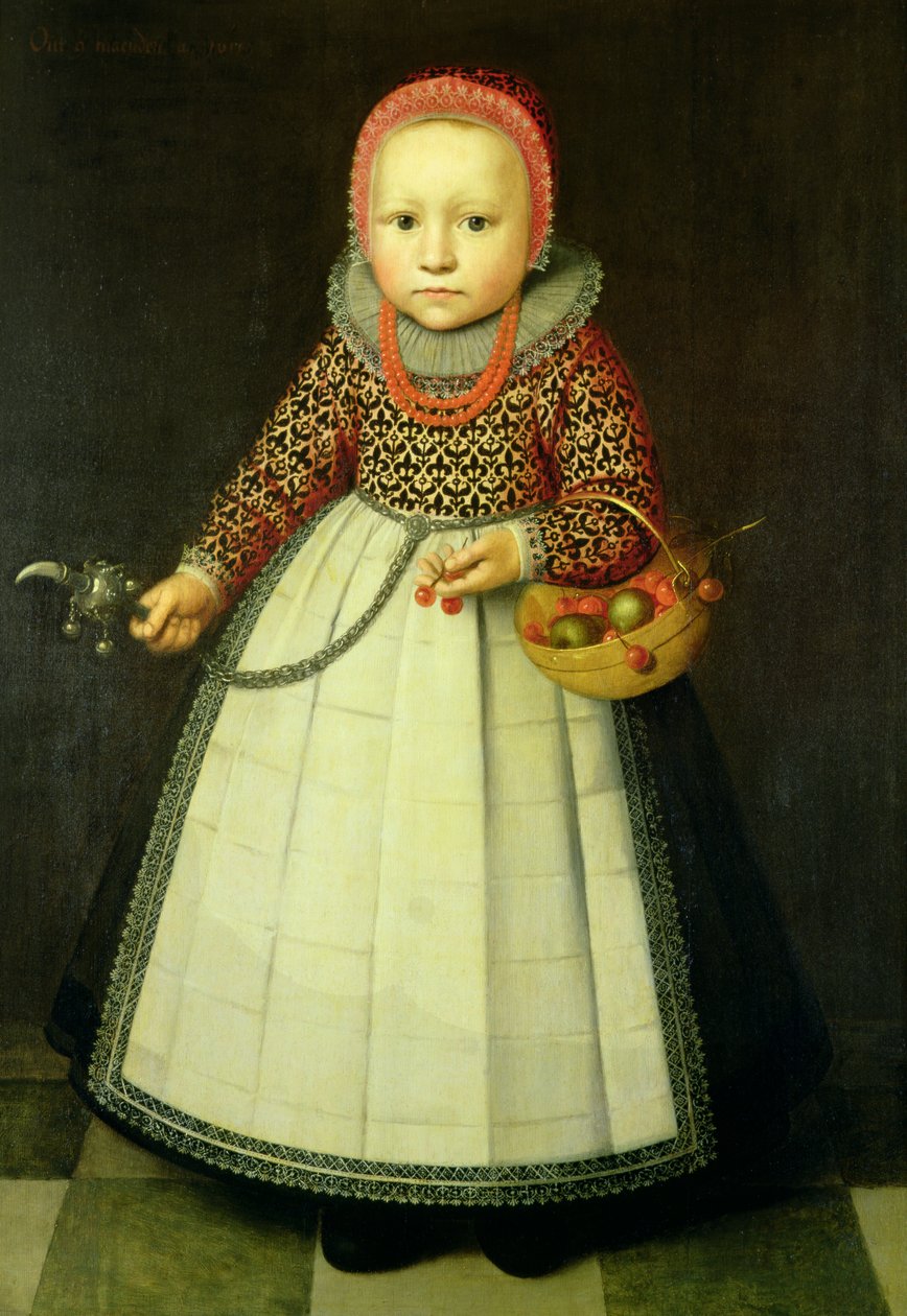 Portrét mladé dívky od Adriaen van der Linde
