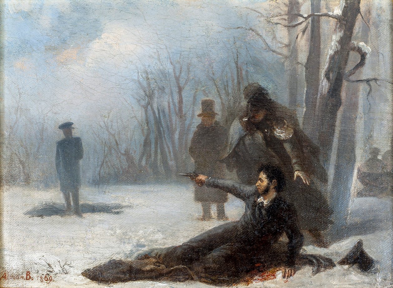 Poslední výstřel Alexandra Puškina (1799-1837) - Duel mezi Alexandrem Puškinem a Georgesem d