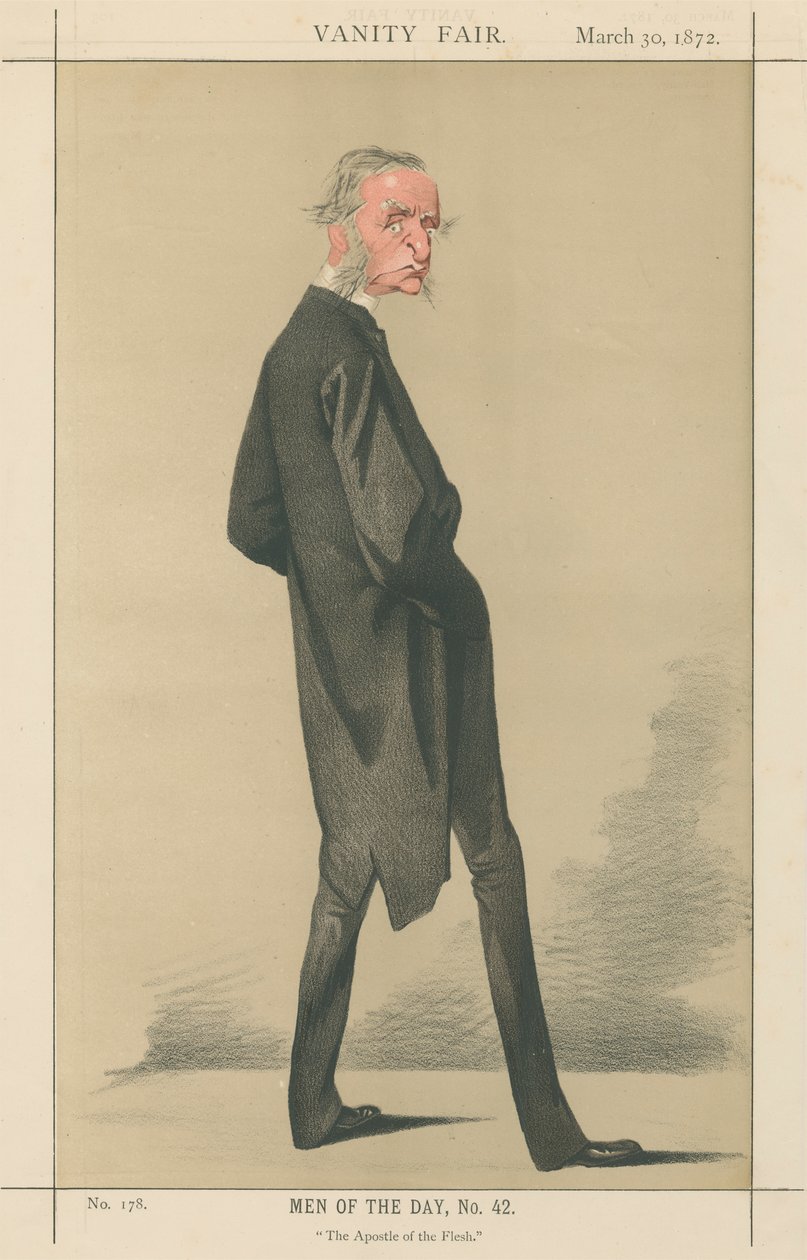 Apoštol těla, Canon Kingsley (seriál Vanity Fair) od Adriano Cecioni