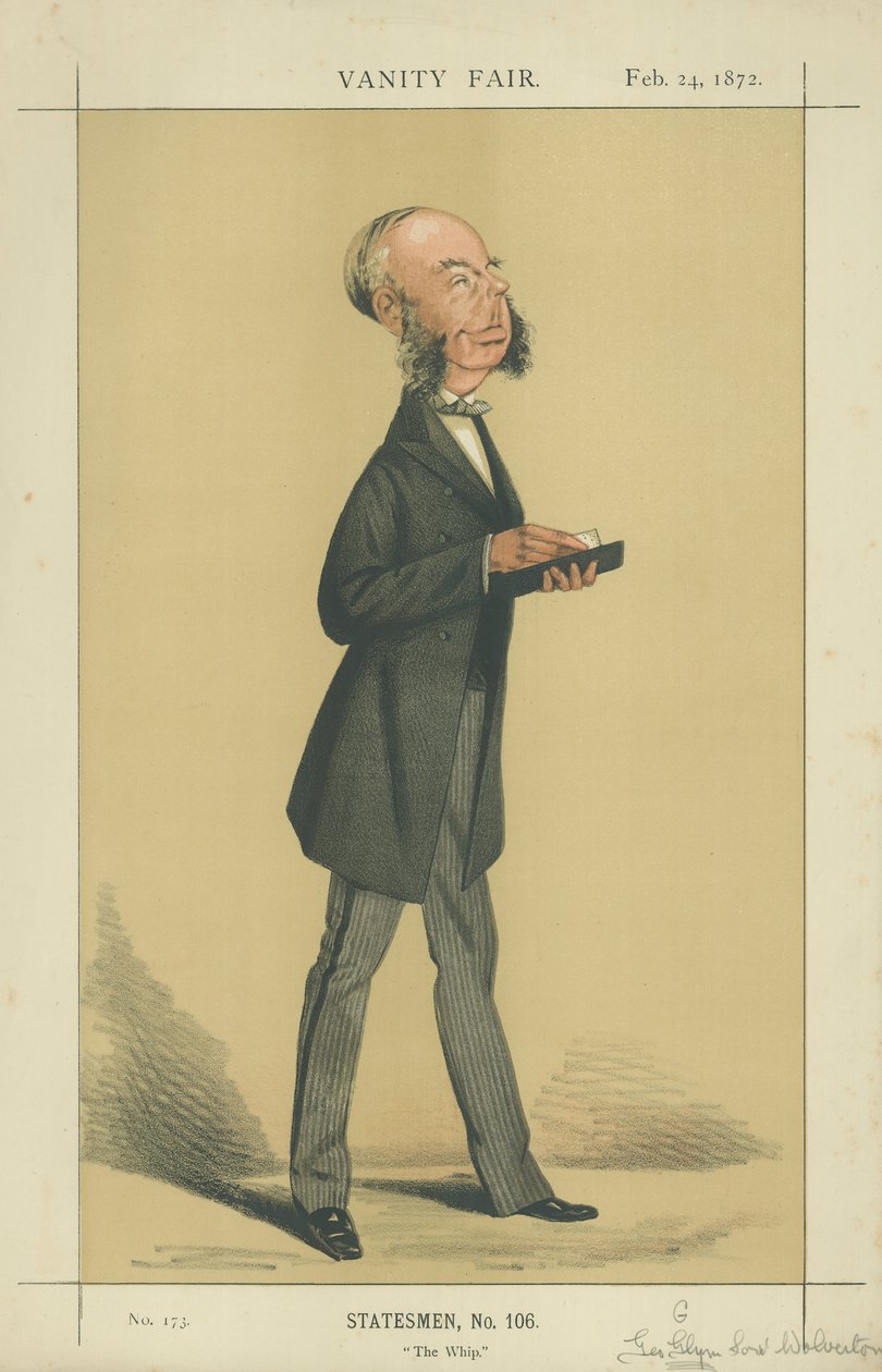 Ctihodný George Grenfell Glyn (barevná litografie) od Adriano Cecioni