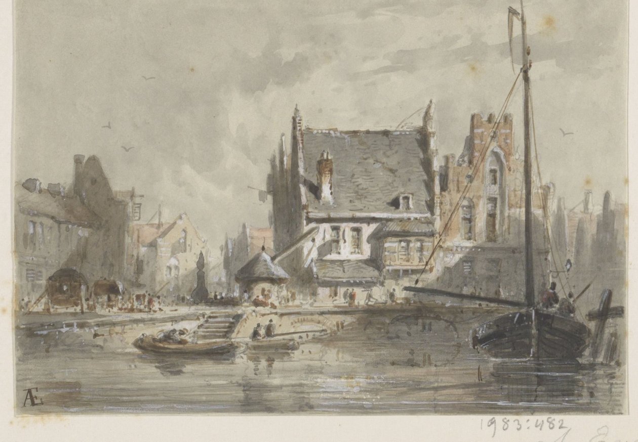 Tvář v Bruggách od Adrianus Eversen (signed by artist)