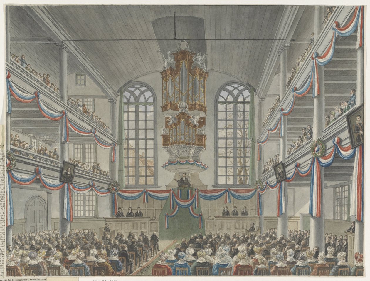Oslava dvoustého výročí semináře demonstrantů, 1834 od Adrianus Gerardus van Schoone