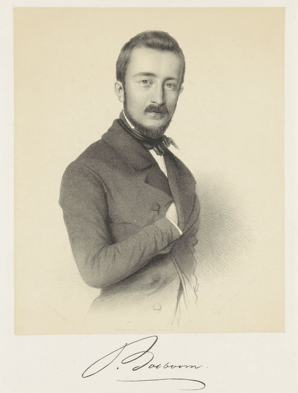 Portrét Johannese Bosbooma od Adrianus Johannes Ehnle