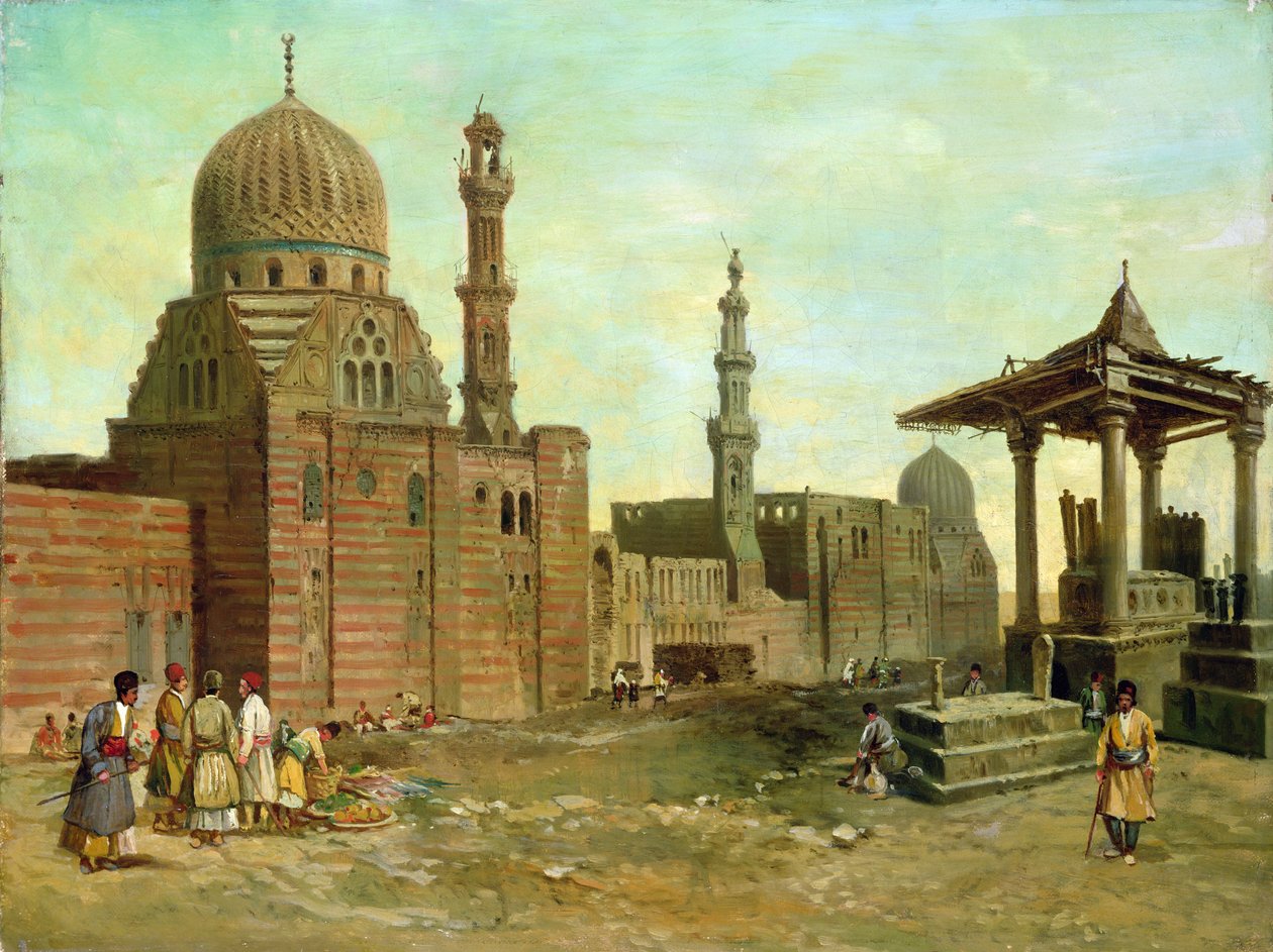 Mešity a minarety od Adrien Dauzats