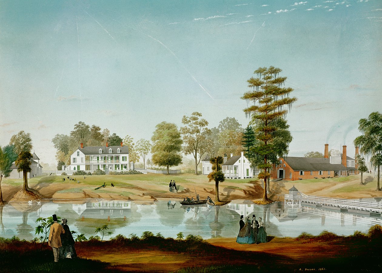 Olivierova plantáž, 1861 od Adrien Persac