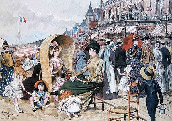 Elegantní pláž od Adrien Emmanuel Marie