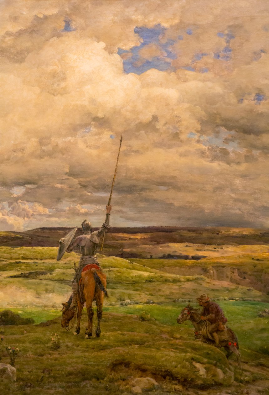 Don Quijote od francouzského umělce Adriena Demonta od Adrien Louis Demont
