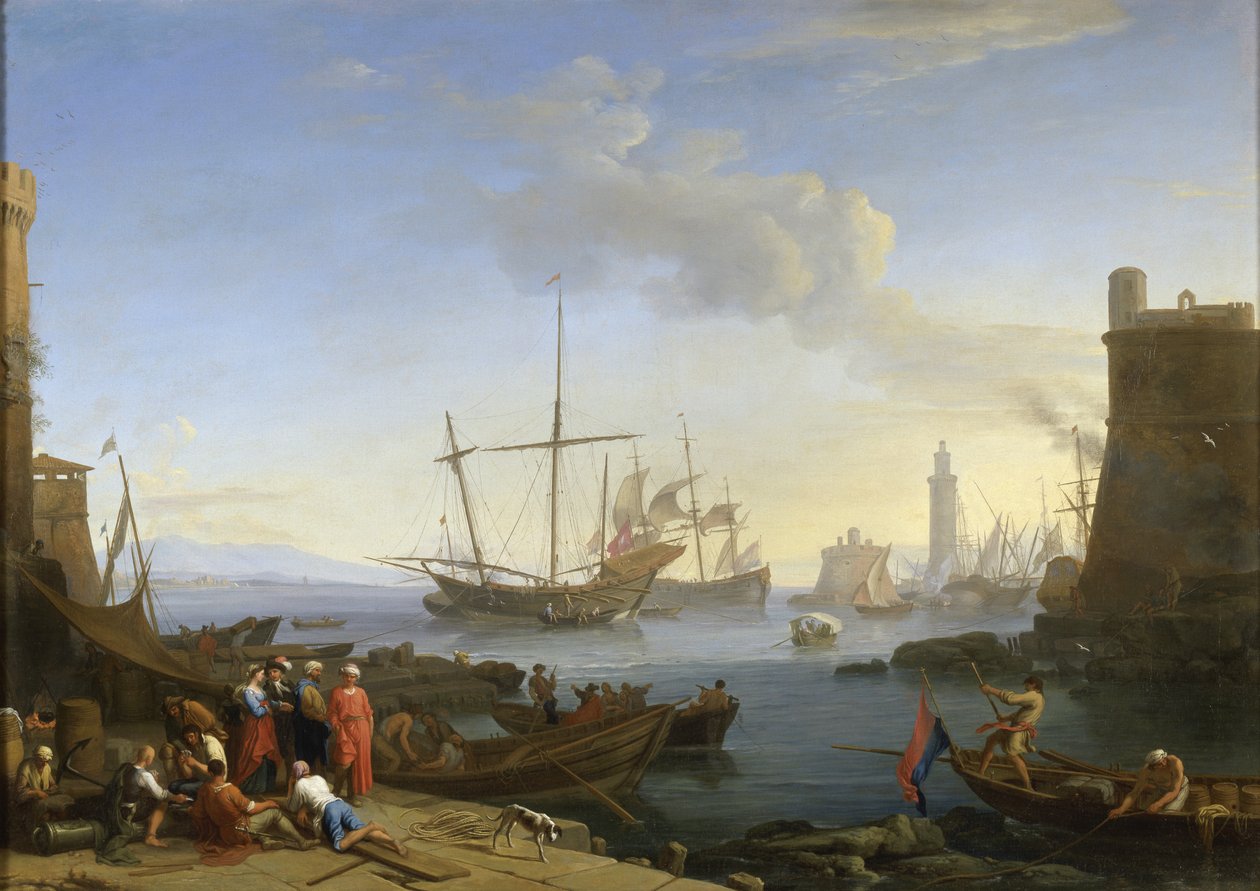 Přístav, 1726 od Adrien Manglard
