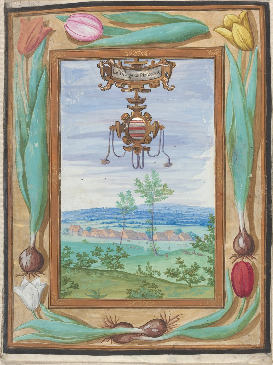 Vesnice Monceaulx od Adrien Montigny