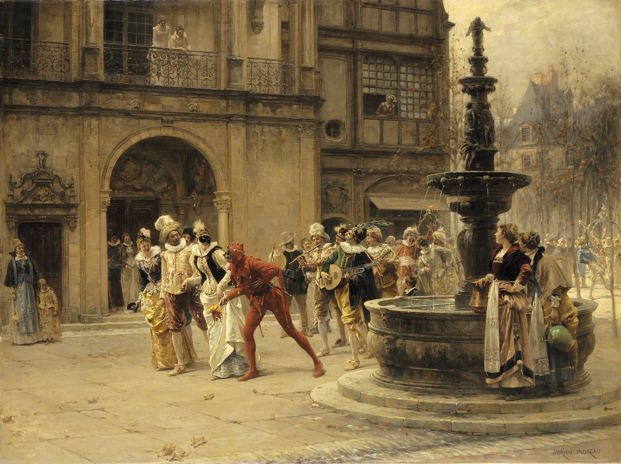 Karnevalový průvod od Adrien Moreau