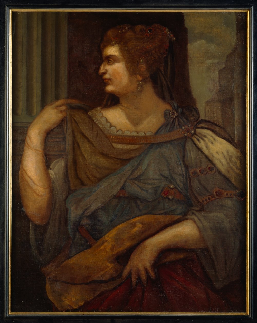 Domitia Longina (olej na plátně) od Aegidius (after) Sadeler or Saedeler