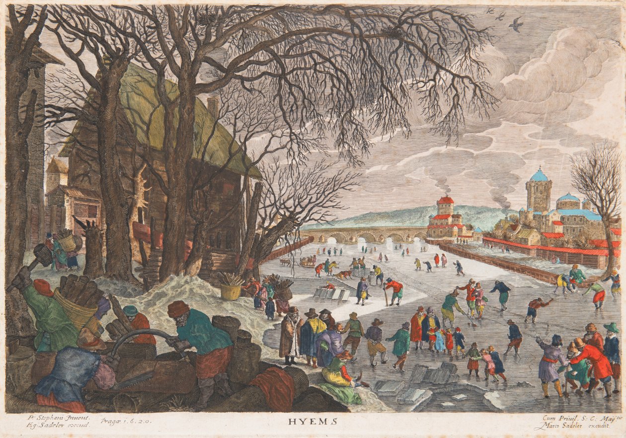 Alegorie zimy, 1620. od Aegidius Sadeler