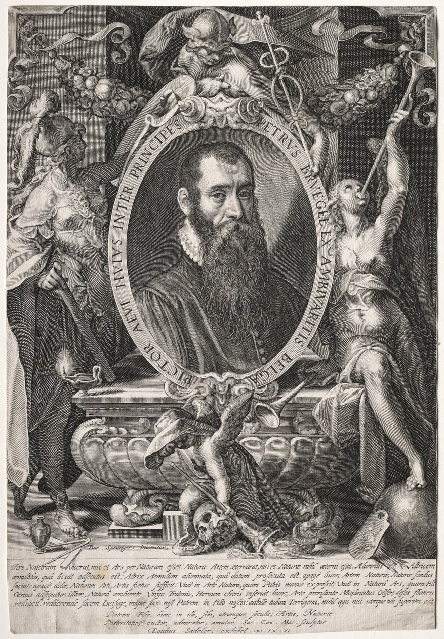 Pieter Brueghel, 1606. od Aegidius Sadeler or Saedeler