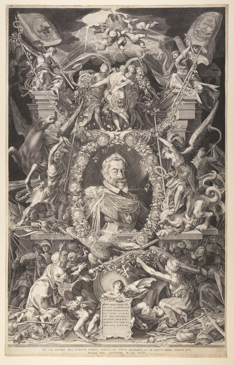 Císař Matyáš od Aegidius Sadeler II