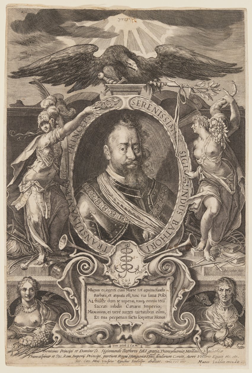Zikmund Báthory, sedmihradský kníže od Aegidius Sadeler II