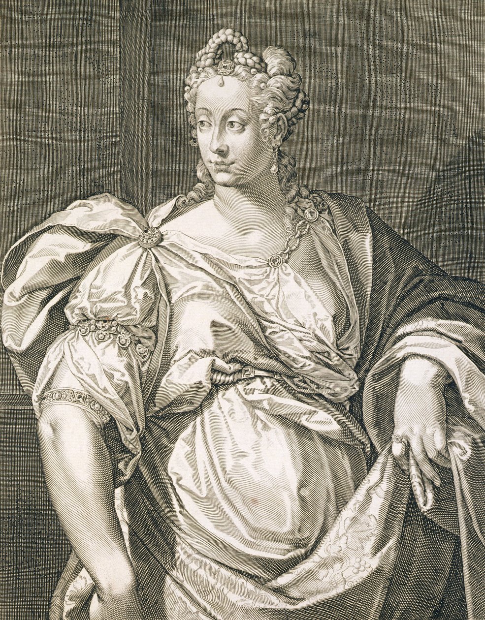Livia Drusilla (asi 55 př. n. l. - 29 n. l.), manželka Octaviana od Aegidius Sadeler or Saedeler