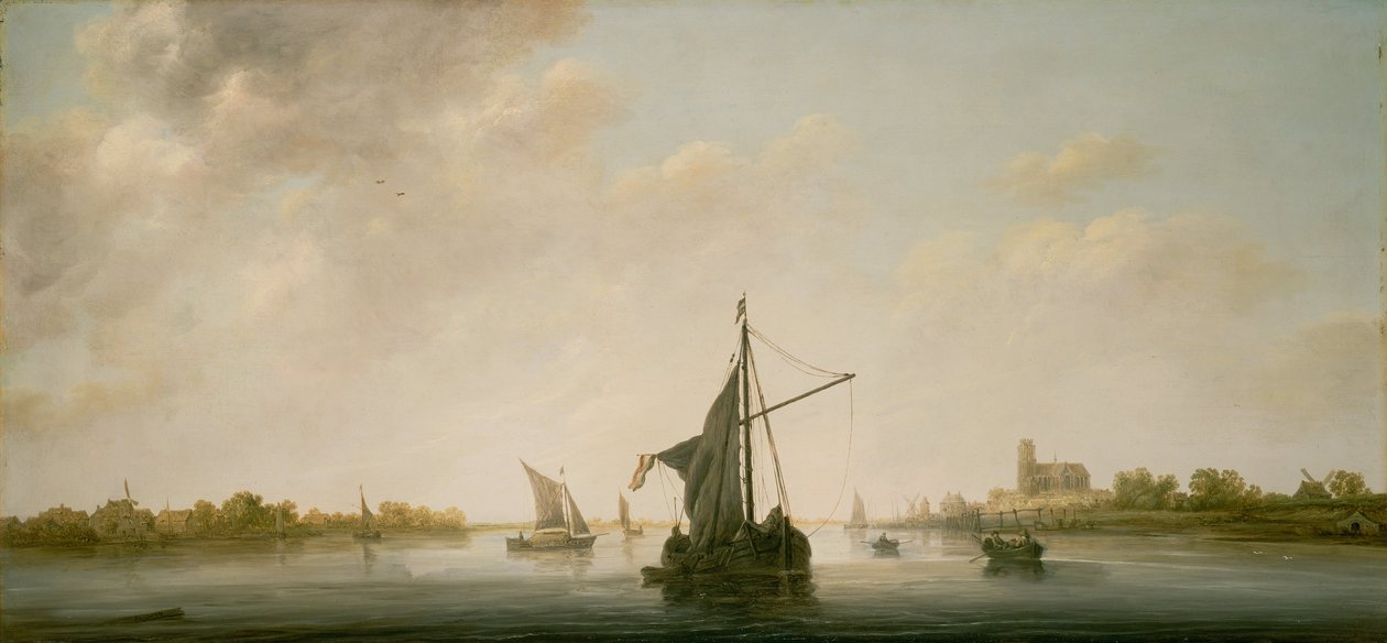 Pohled na Maas v Dordrechtu od Aelbert Cuyp