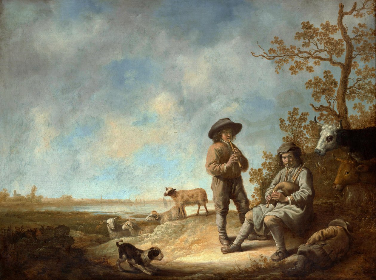Potrubí ovčáků od Aelbert Cuyp