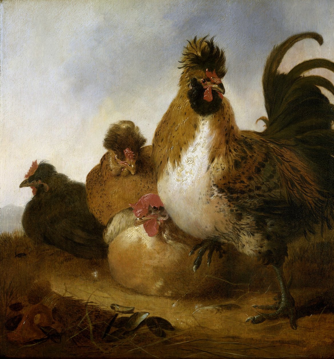 Kohout a slepice od Aelbert Cuyp