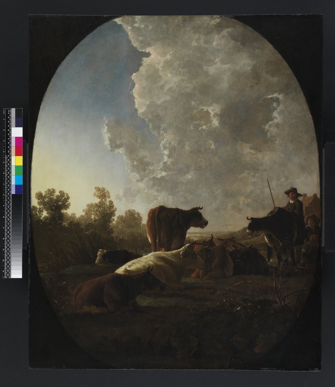 Západ slunce po dešti, kolem 1648-52 od Aelbert Cuyp