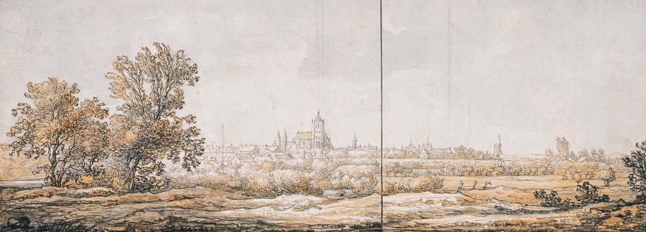 Pohled na Arnhem z jihu od Aelbert Cuyp