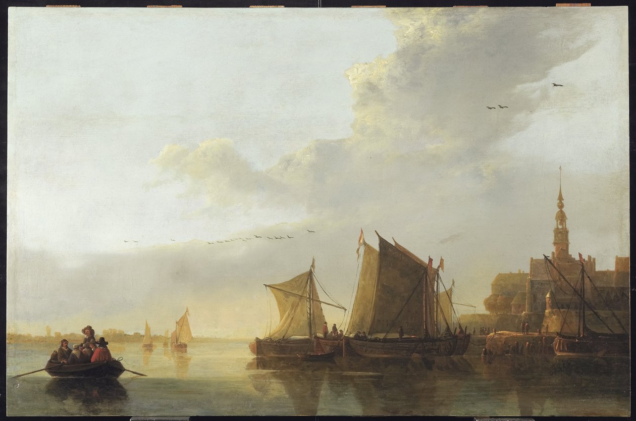 Pohled na Dordrecht, kolem roku 1655 od Aelbert Cuyp