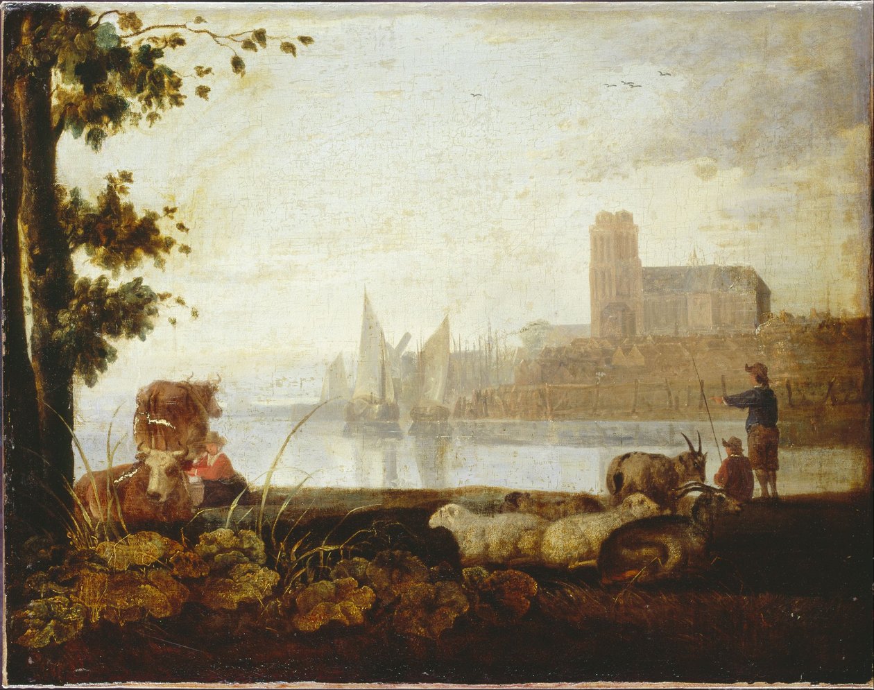 Pohled na Maas od Aelbert Cuyp