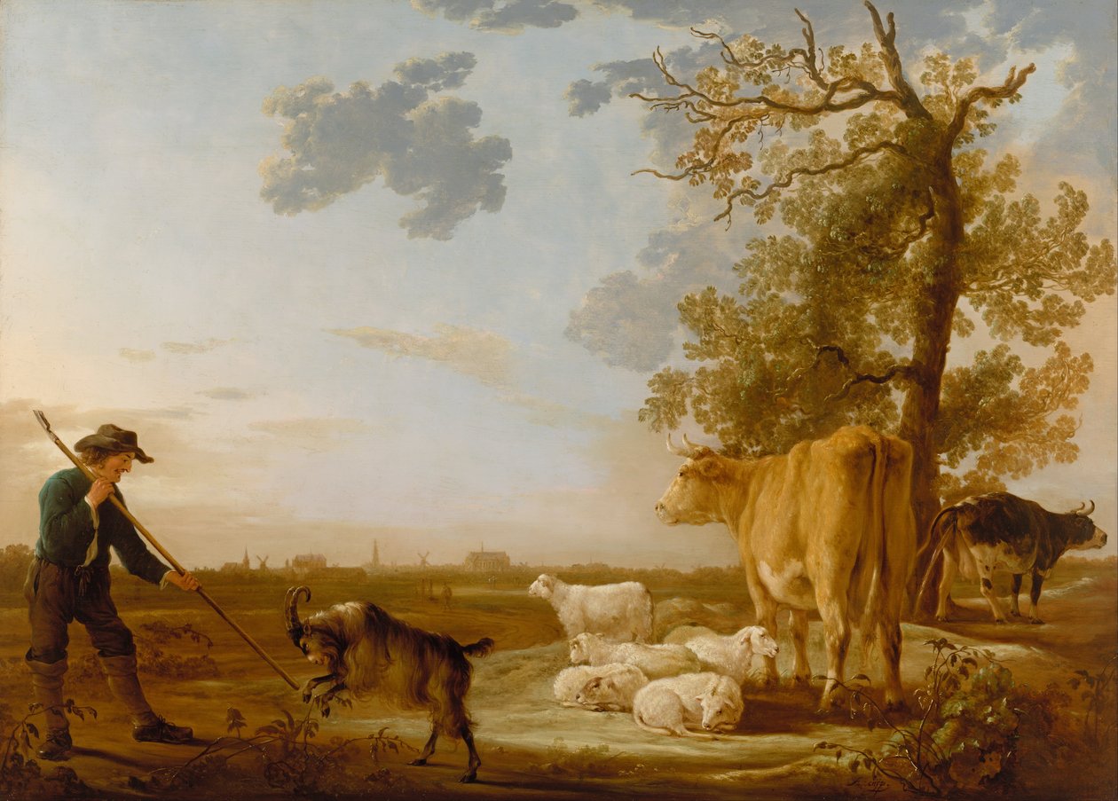 Krajina s dobytkem od Aelbert Cuyp