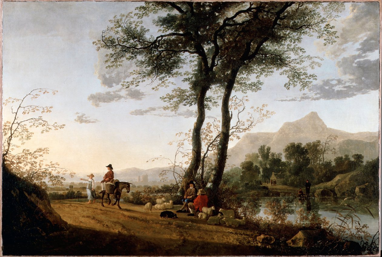 Cesta poblíž řeky od Aelbert Cuyp