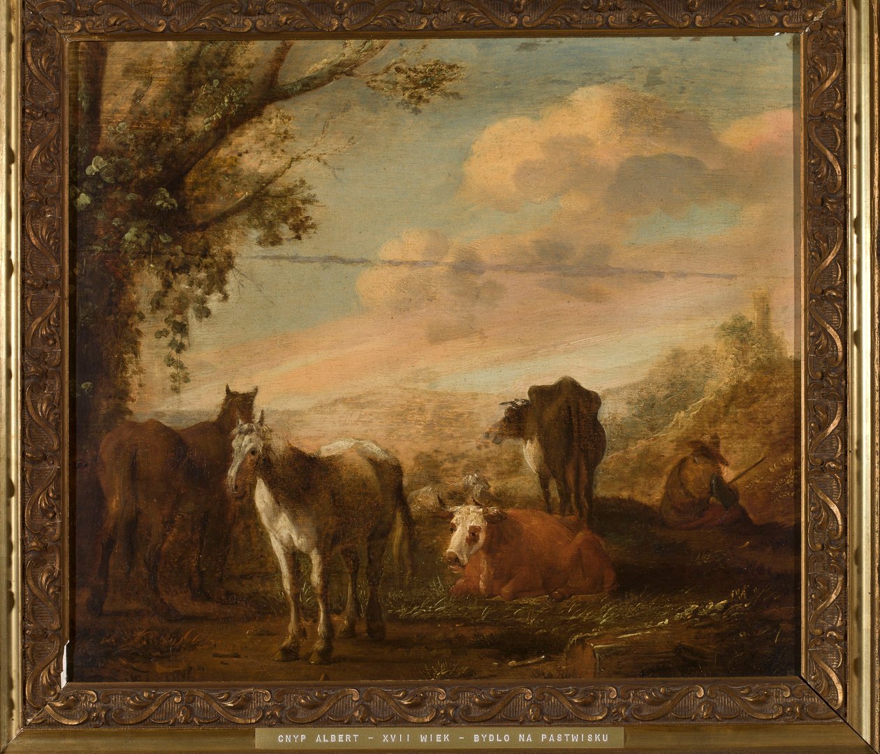 Dobytek na pastvině od Aelbert Cuyp