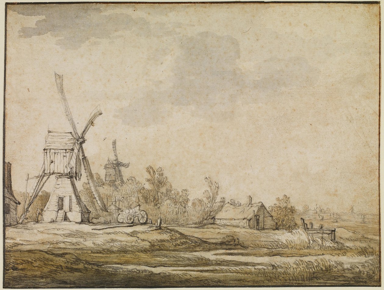 Krajina s mlýny od Aelbert Cuyp