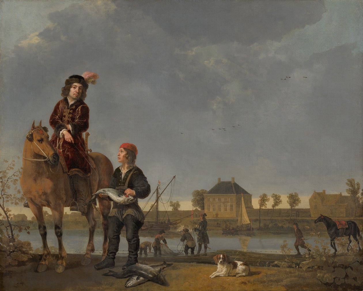 Jezdecký portrét Pietera de Roovere od Aelbert Cuyp