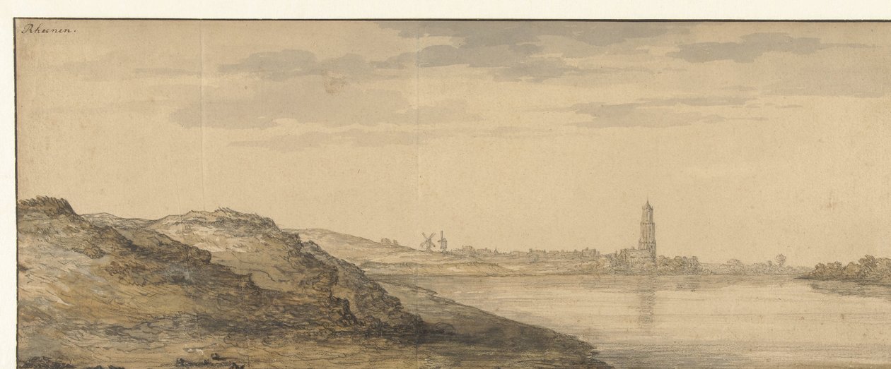 Pohled na Rhenen od Aelbert Cuyp