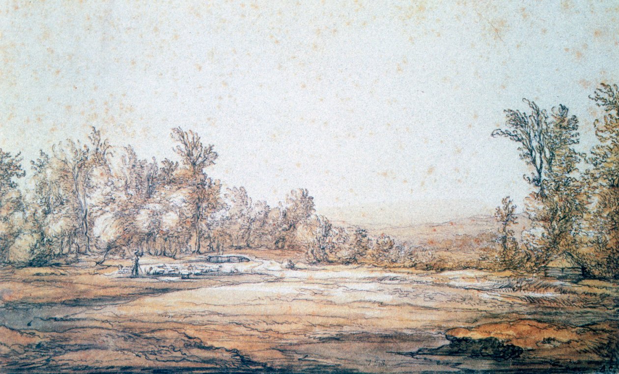 Krajina, 1620-1691 od Aelbert Cuyp