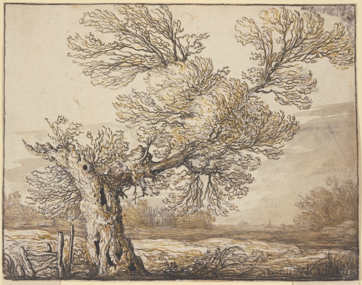 Krajina u Dordrechtu od Aelbert Cuyp
