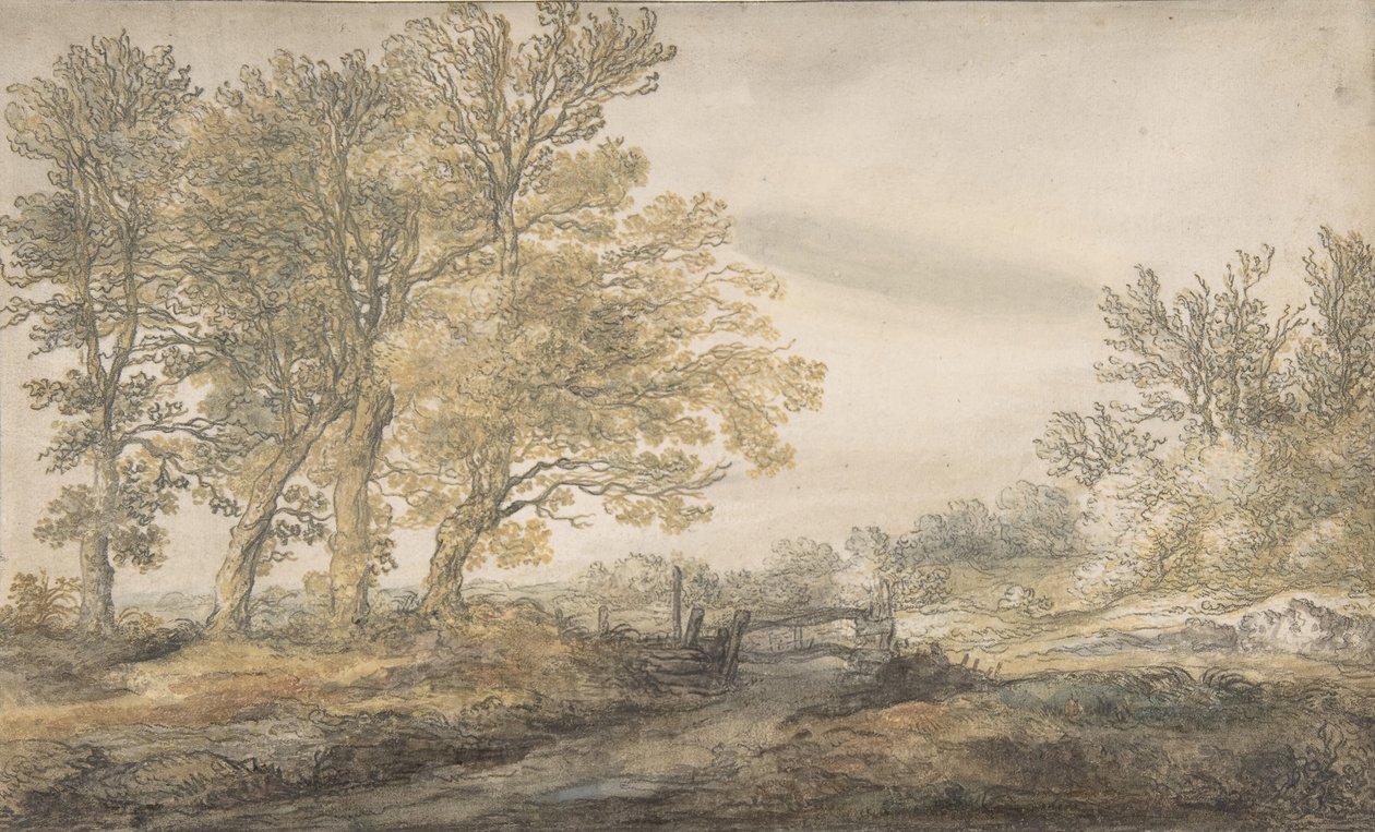 Krajina se stromy, 1635-91. od Aelbert Cuyp