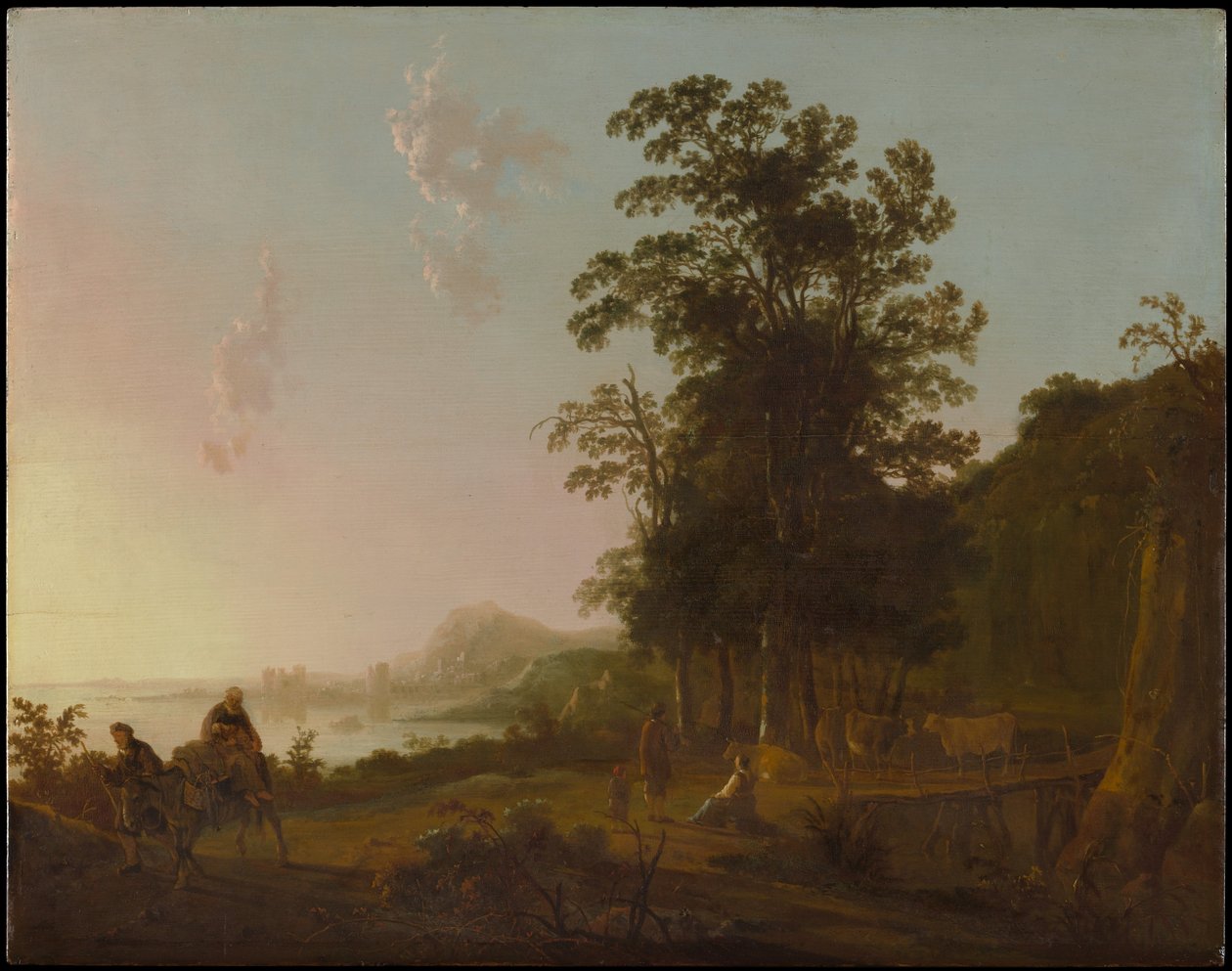 Krajina s útěkem do Egypta od Aelbert Cuyp