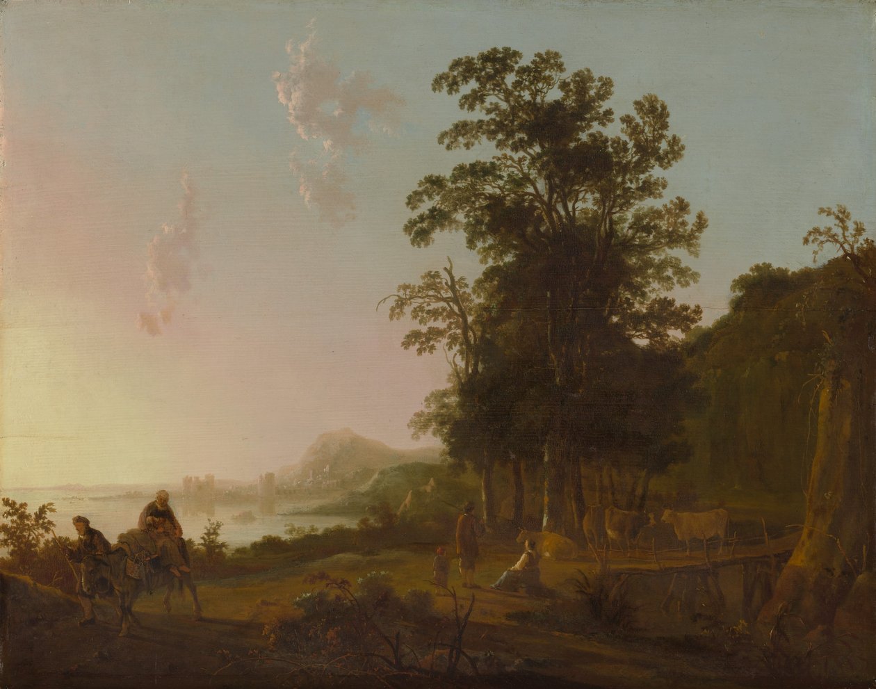 Krajina s útěkem do Egypta, ca. 1650. od Aelbert Cuyp