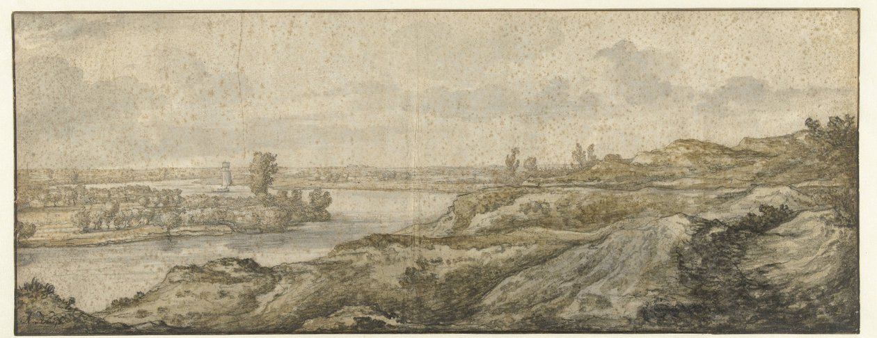 Krajina s řekou od Aelbert Cuyp