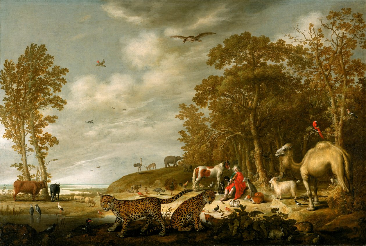 Orfeus hraje pro zvířata od Aelbert Cuyp