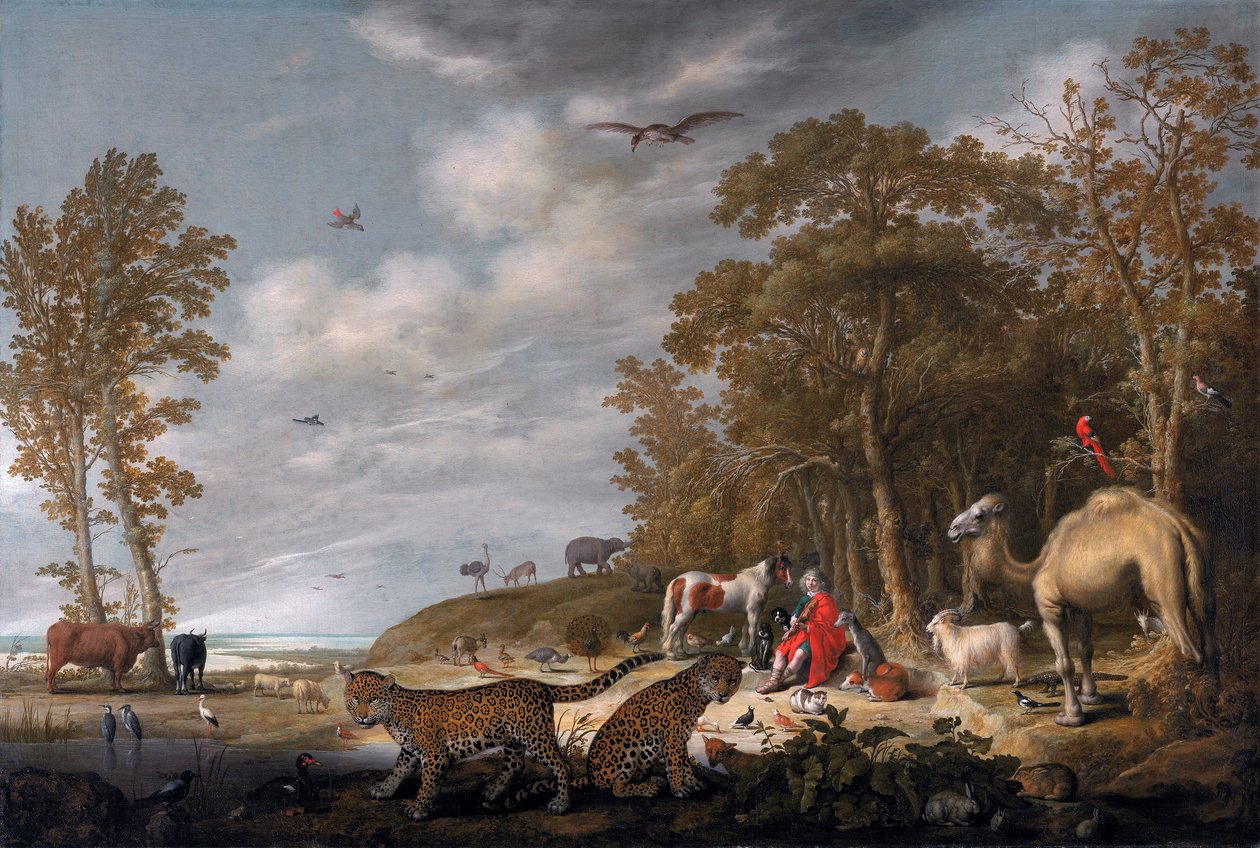 Orfeus hraje pro zvířata od Aelbert Cuyp