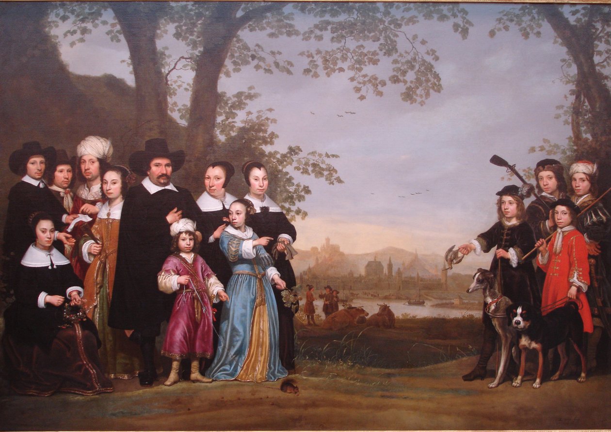 Portrét rodiny Samových od Aelbert Cuyp