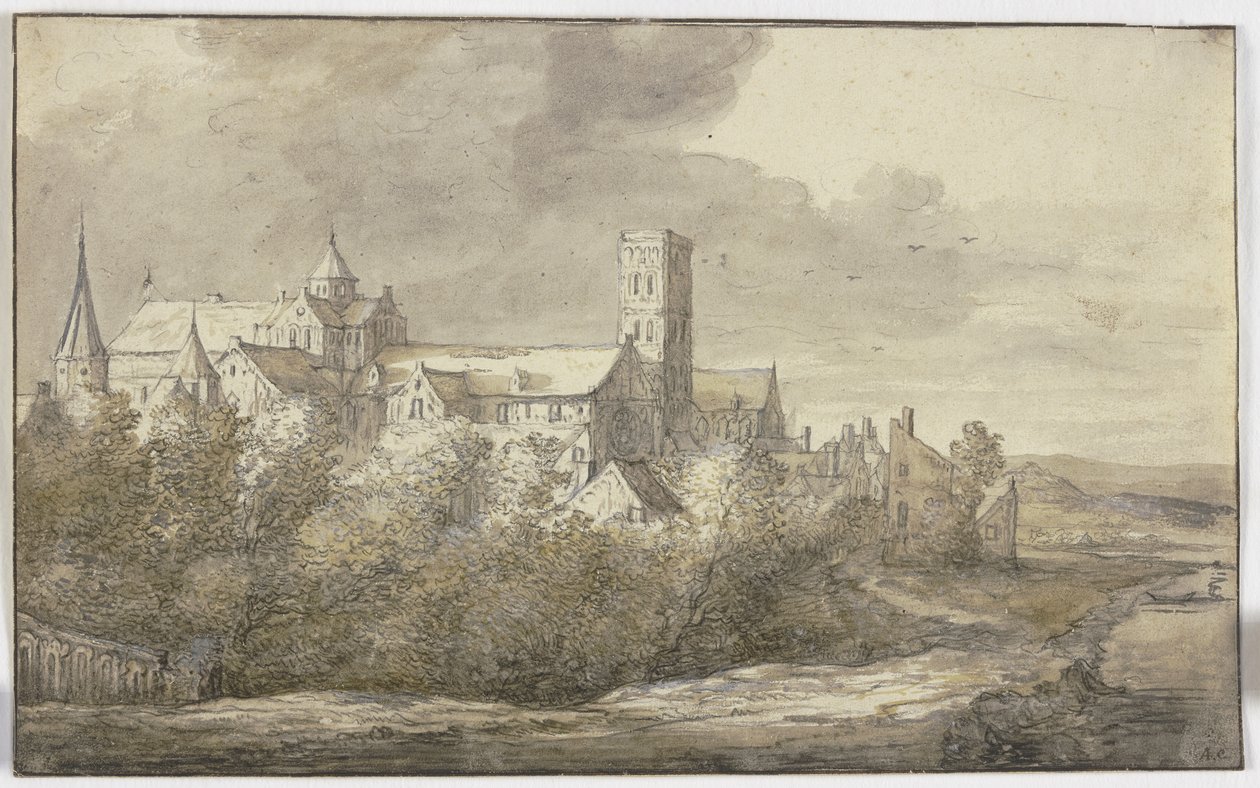 Kostel Panny Marie v Utrechtu od Aelbert Cuyp